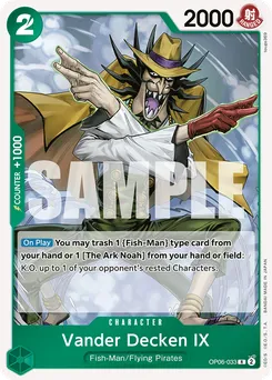Vander Decken IX OP06-033 — Wings of the Captain