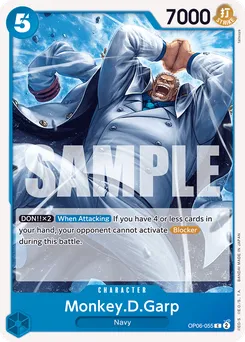 Monkey.D.Garp OP06-055 — Wings of the Captain
