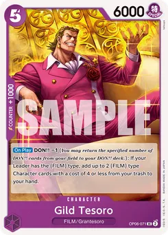 Gild Tesoro OP06-071 — Wings of the Captain