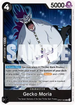 Gecko Moria OP07-083 — 500 Years into the Future