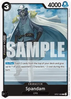 Spandam OP07-086 — 500 Years into the Future