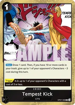 Tempest Kick OP07-096 — 500 Years into the Future