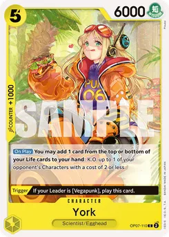 York OP07-110 — 500 Years into the Future
