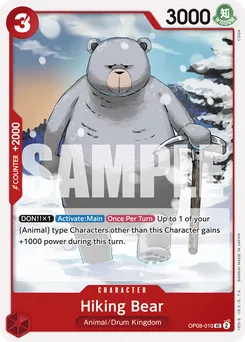 Hiking Bear OP08-010 — Two Legends