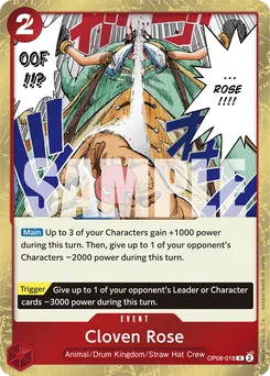 Cloven Rose OP08-018 — Two Legends