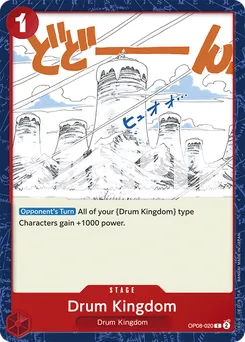 Drum Kingdom OP08-020 — Two Legends