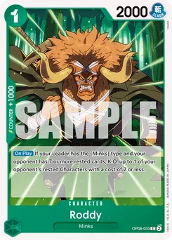 Roddy OP08-033 — Two Legends