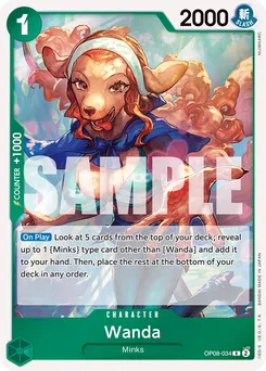 Wanda OP08-034 — Two Legends