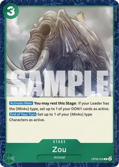 Zou OP08-039 — Two Legends