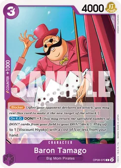 Baron Tamago OP08-070 — Two Legends
