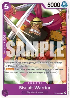 Biscuit Warrior OP08-072 — Two Legends