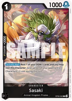 Sasaki OP08-082 — Two Legends