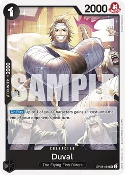 Duval OP08-088 — Two Legends