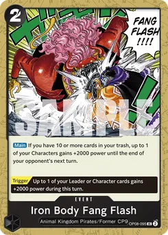Iron Body Fang Flash OP08-095 — Two Legends