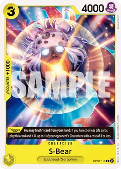 S-Bear OP08-113 — Two Legends