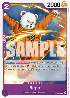 Bepo OP09-074 — Emperors in the New World