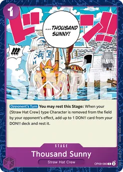 Thousand Sunny OP09-080 — Emperors in the New World