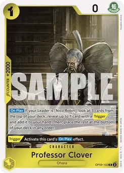 Professeur Clover OP09-102 — Emperors in the New World
