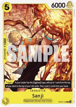 Sanji OP09-105 — Emperors in the New World