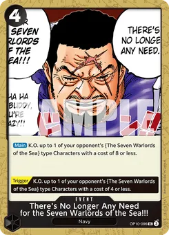 There’s No Longer Any Need for the Seven Warlords of the Sea!!! OP10-096 — Royal Blood