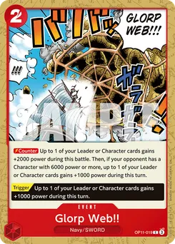 Glorp Web!! OP11-019 — A Fist of Divine Speed
