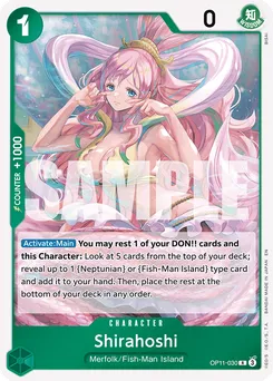Shirahoshi OP11-030 — A Fist of Divine Speed