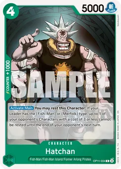 Hatchan OP11-034 — A Fist of Divine Speed