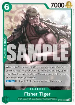 Fisher Tiger OP11-035 — A Fist of Divine Speed