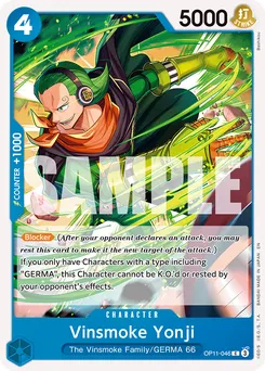 Yonji Vinsmoke OP11-046 — A Fist of Divine Speed