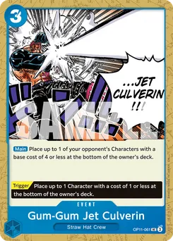 Gum Gum Jet Couleuvrine OP11-061 — A Fist of Divine Speed