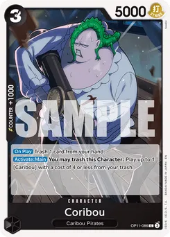 Coribou OP11-086 — A Fist of Divine Speed
