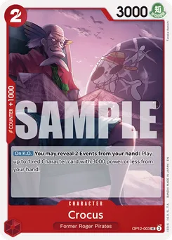 Crocus OP12-003 — Legacy of the Master