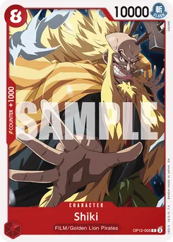 Shiki OP12-005 — Legacy of the Master