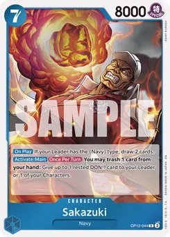 Sakazuki OP12-044 — Legacy of the Master
