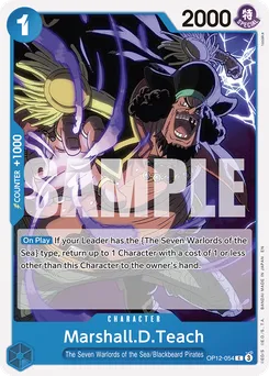 Marshall D. Teach OP12-054 — Legacy of the Master