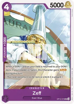 Zeff OP12-072 — Legacy of the Master