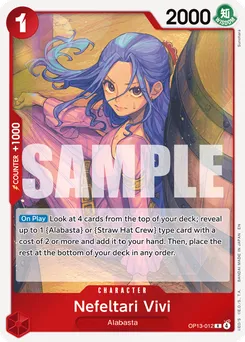 Nefertari Vivi OP13-012 — Carrying on his Will