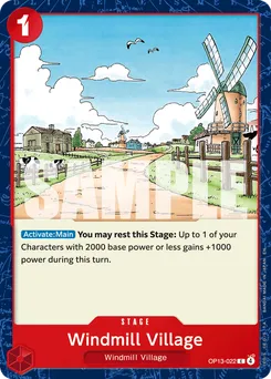 Windmill Village OP13-022 — Carrying on his Will