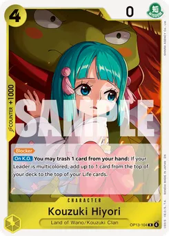 Kouzuki Hiyori OP13-104 — Carrying on his Will