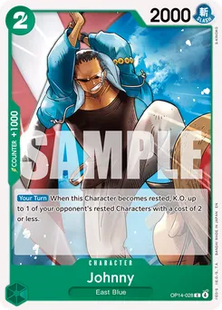 Johnny OP14-028 — The Azure Sea's Seven