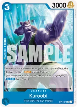Kuroobi OP14-045 — The Azure Sea's Seven