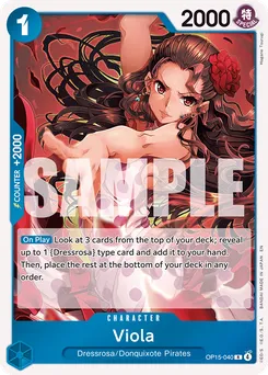 Viola OP15-040 — Adventure on Kami's Island