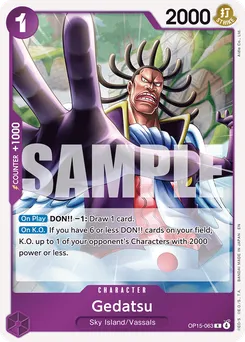 Gedatsu OP15-063 — Adventure on Kami's Island