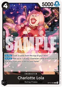Charlotte Laura OP15-082 — Adventure on Kami's Island