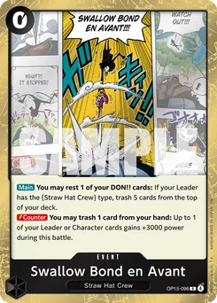 Swallow Bond Avant OP15-096 — Adventure on Kami's Island