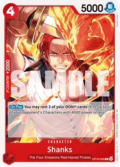 Shanks OP16-006 — The Time of Battle