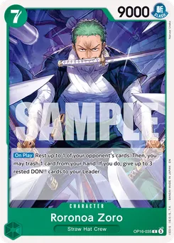 Roronoa Zoro OP16-035 — The Time of Battle