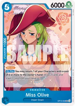 Miss Olive OP16-050 — The Time of Battle