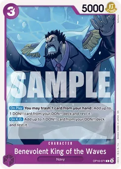 Benevolent King of the Waves OP16-071 — The Time of Battle