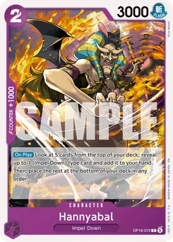 Hannyabal OP16-072 — The Time of Battle